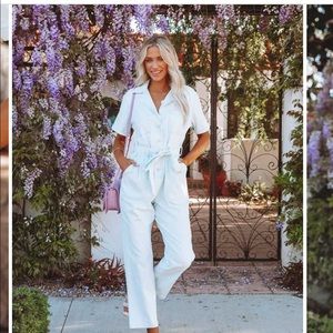 Vici Blue denim Jumpsuit